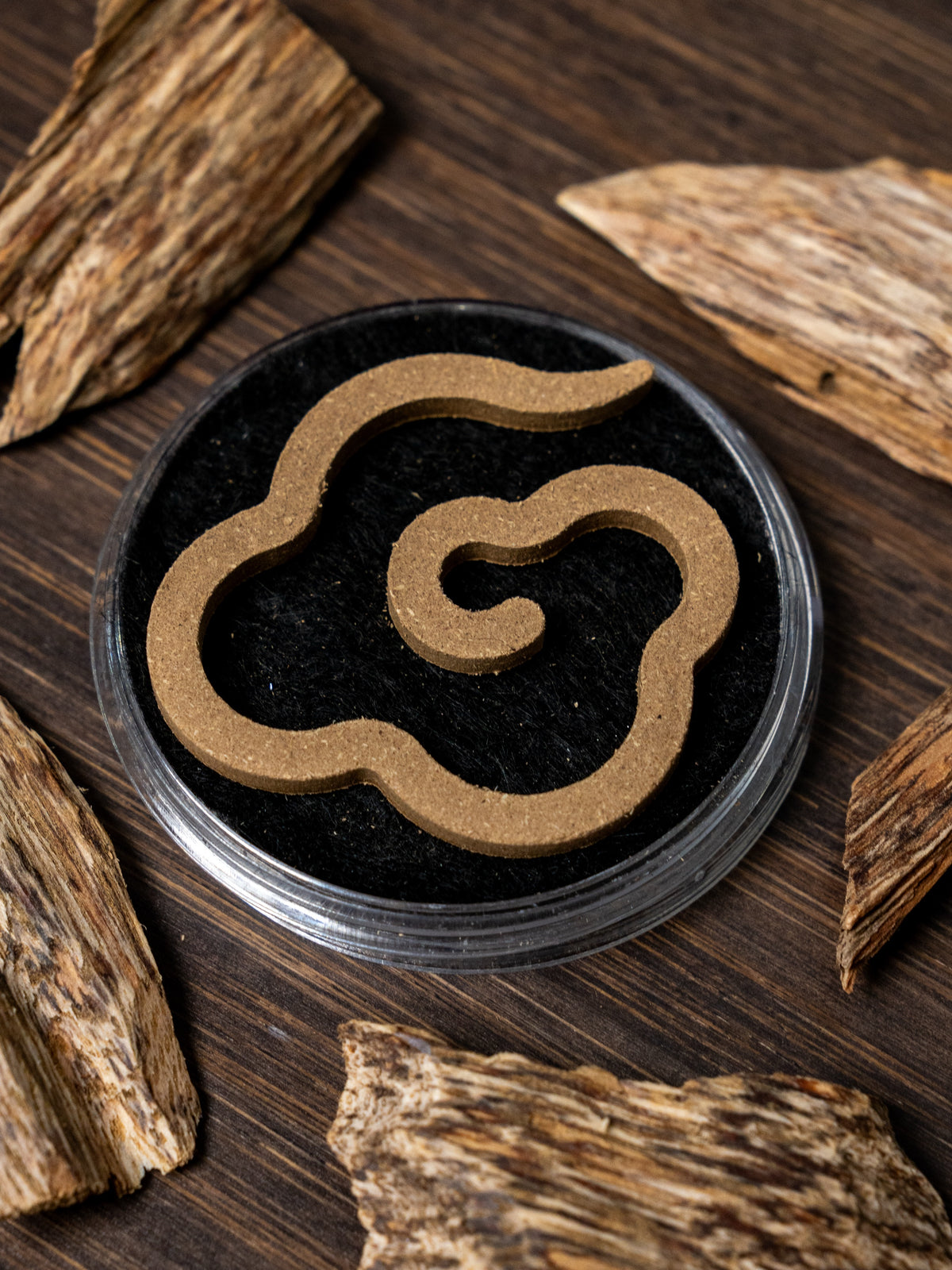 Pure Vietnamese Agarwood Coils, 100% Natural Incense, No Binding Powder, Free Holder Included